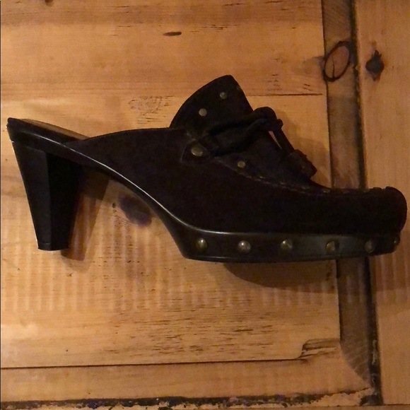 Stuart Weitzman Suede Clogs - Picture 3 of 8